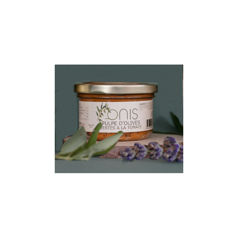 Pulpe d'Olives Vertes à la Tomate