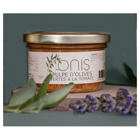 Pulpe d'Olives Vertes à la Tomate